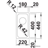 Кухонная мойка Blanco Solis 180-U 526113 (полированная) - Превью изображения №2 — Интернет-магазин Time-Shop