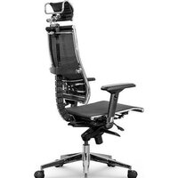 Офисное кресло Metta Yoga 4D Free YM93 (акриловая сетка YM93, черный) - Превью изображения №3 — Интернет-магазин Time-Shop