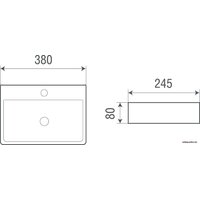 Умывальник WeltWasser Aisbach 5075 - Превью изображения №3 — Интернет-магазин Time-Shop