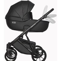 Универсальная коляска Riko Basic Montana Ecco (3 в 1, 12/черный) - Превью изображения №4 — Интернет-магазин Time-Shop