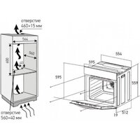 Электрический духовой шкаф ZorG NEO610 black - Превью изображения №2 — Интернет-магазин Time-Shop