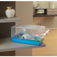Клетка Ferplast Paula (голубой) 57906411W1 - Превью изображения №2 — Интернет-магазин Time-Shop