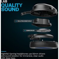 Наушники JLab Nightfall Wireless - Превью изображения №8 — Интернет-магазин Time-Shop