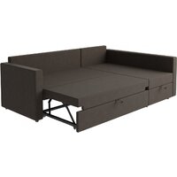 Угловой диван Mio Tesoro Тилаус длинный подлокотник (Brown) - Превью изображения №4 — Интернет-магазин Time-Shop