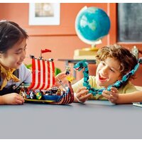 Конструктор LEGO Creator 31132 Корабль викингов и Змей Мидгарда - Превью изображения №8 — Интернет-магазин Time-Shop