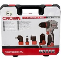 Дрель-шуруповерт Crown CT21129HQX-2 BMC (с 2-мя АКБ, кейс) - Превью изображения №14 — Интернет-магазин Time-Shop