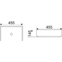 Умывальник CeramaLux N9439 - Превью изображения №2 — Интернет-магазин Time-Shop