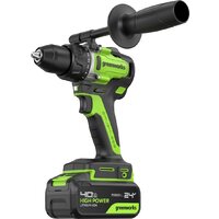 Дрель-шуруповерт Greenworks GD24DD90 3707507CUB (с 1-им АКБ) - Превью изображения №7 — Интернет-магазин Time-Shop