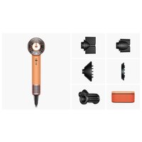 Фен Dyson HD16 Supersonic Nural Straight+Wavy (евровилка, керамический абрикосовый/топаз) - Превью изображения №2 — Интернет-магазин Time-Shop