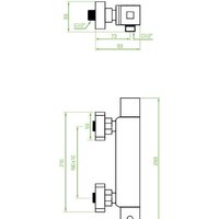 Смеситель Laveo Kvadrato BLQ 04TD - Превью изображения №2 — Интернет-магазин Time-Shop