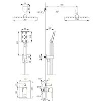 Душевая система  Deante Anemon NAC 09MP - Превью изображения №3 — Интернет-магазин Time-Shop