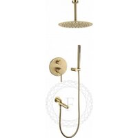 Душевая система  Filarete Roun FL1022 (матовое золото) - Превью изображения №17 — Интернет-магазин Time-Shop