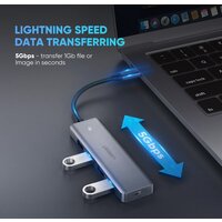 USB-хаб Ugreen CM219 70336 - Превью изображения №2 — Интернет-магазин Time-Shop