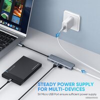 USB-хаб Ugreen CM219 70336 - Превью изображения №4 — Интернет-магазин Time-Shop
