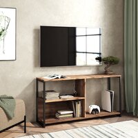 Тумба Mio Tesoro Codi Loft (дуб золотой крафт/черный) - Превью изображения №3 — Интернет-магазин Time-Shop