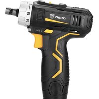 Ударная дрель-шуруповерт Deko GCD12DU3 SET4 063-4038 (с 2-мя АКБ, кейс, набор оснастки) - Превью изображения №4 — Интернет-магазин Time-Shop