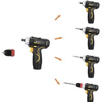 Ударная дрель-шуруповерт Deko GCD12DU3 SET4 063-4038 (с 2-мя АКБ, кейс, набор оснастки) - Превью изображения №8 — Интернет-магазин Time-Shop