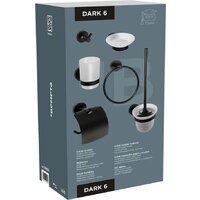 Набор аксессуаров для ванной Bemeta Dark 204600 (черный) - Превью изображения №8 — Интернет-магазин Time-Shop