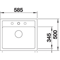 Кухонная мойка Blanco Legra 6 (кофе) - Превью изображения №2 — Интернет-магазин Time-Shop