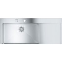 Кухонная мойка Grohe K1000 80-S 116/52 1.0 lh 31581SD1 (левая) - Превью изображения №2 — Интернет-магазин Time-Shop