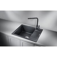 Кухонная мойка Granula GR-6002 (шварц) - Превью изображения №2 — Интернет-магазин Time-Shop