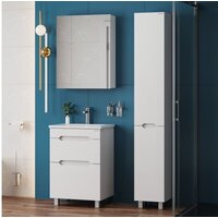  Onika Шкаф-пенал Айленд 30 403081 (белый) - Превью изображения №2 — Интернет-магазин Time-Shop