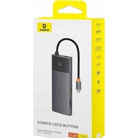Док-станция Baseus Metal Gleam Series II 10-in1 USB Hub B00061800123-00 - Превью изображения №8 — Интернет-магазин Time-Shop