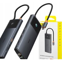 Док-станция Baseus Metal Gleam Series II 10-in1 USB Hub B00061800123-00 - Превью изображения №7 — Интернет-магазин Time-Shop
