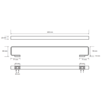 Держатель для полотенца Bemeta Solo 139104282 - Превью изображения №2 — Интернет-магазин Time-Shop