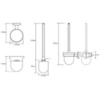 Набор для туалета Bemeta Omega 204601 - Превью изображения №7 — Интернет-магазин Time-Shop