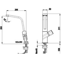 Смеситель TEKA Maestro 116030031 - Превью изображения №6 — Интернет-магазин Time-Shop
