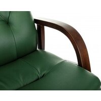 Офисное кресло Бюрократ T-9928WALNUT-CF/GN (зеленый) - Превью изображения №5 — Интернет-магазин Time-Shop