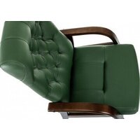 Офисное кресло Бюрократ T-9928WALNUT-CF/GN (зеленый) - Превью изображения №2 — Интернет-магазин Time-Shop