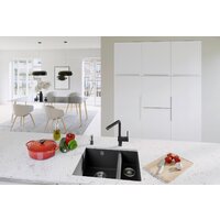 Кухонная мойка Blanco Rotan 340/160-U 526096 (черный) - Превью изображения №7 — Интернет-магазин Time-Shop