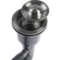 Кухонная мойка Roxen Simple 560220-55B PVD графит (с коландером и дозатором) - Превью изображения №10 — Интернет-магазин Time-Shop