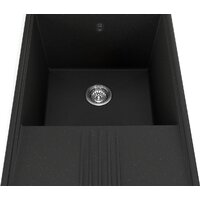 Кухонная мойка Kernau KGS D 6078 1B1D Deep Black + Gold Metallic - Превью изображения №2 — Интернет-магазин Time-Shop