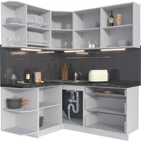 Кухонный модуль Интерлиния Мила Матте 1.5x1.8 А (керамика/керамика/опал светлый) - Превью изображения №4 — Интернет-магазин Time-Shop