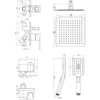 Душевая система  Deante Alpinia NAC 09LP - Превью изображения №2 — Интернет-магазин Time-Shop