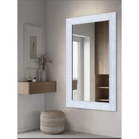 Зеркало Декарт Настенное в раме 8Л1666 (белый перламутр) - Превью изображения №2 — Интернет-магазин Time-Shop