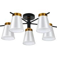 Люстра средней высоты Escada 120005/5R ES0000055 (Black/Gold) - Превью изображения №2 — Интернет-магазин Time-Shop