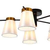 Люстра средней высоты Escada 120005/5R ES0000055 (Black/Gold) - Превью изображения №3 — Интернет-магазин Time-Shop