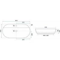 Умывальник Rea Aura 61 REAU6618 - Превью изображения №5 — Интернет-магазин Time-Shop