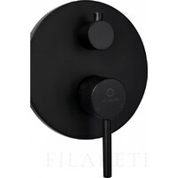 Душевая система  Filarete Roun FL1026 (черный матовый) - Превью изображения №17 — Интернет-магазин Time-Shop