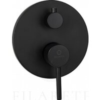 Душевая система  Filarete Roun FL1026 (черный матовый) - Превью изображения №16 — Интернет-магазин Time-Shop