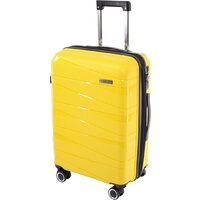 Чемодан-спиннер Pride РР-201 (M, желтый) - Превью изображения №2 — Интернет-магазин Time-Shop