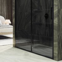 Душевая дверь MaybahGlass 195x120 MGD-1284-6 (графит/черный) - Превью изображения №5 — Интернет-магазин Time-Shop