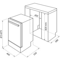 Встраиваемая посудомоечная машина MAUNFELD MLP 08IM - Превью изображения №3 — Интернет-магазин Time-Shop