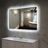  Пекам Зеркало Marta 1 100x80 marta1-100x80s (с подсветкой и сенсором на прикосновение) - Превью изображения №8 — Интернет-магазин Time-Shop