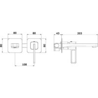 Смеситель Ganzer GZ12144-F - Превью изображения №2 — Интернет-магазин Time-Shop
