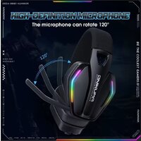 Наушники Onikuma GT826 (черный) - Превью изображения №5 — Интернет-магазин Time-Shop